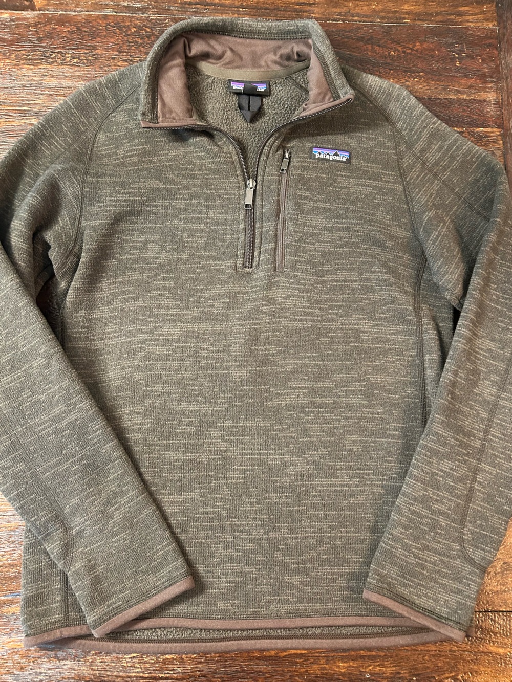 Patagonia Better Sweater 1/4-Zip Fleece Jacket - Men's - Olive Brown Heather